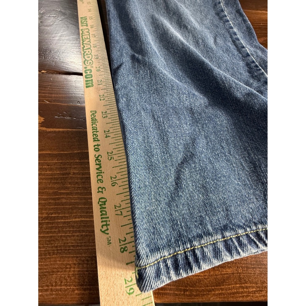 Arizona Jean Co Mens Relaxed Fit Blue Denim Jeans Medium Wash 40x30 523-4100N - Picture 5 of 11